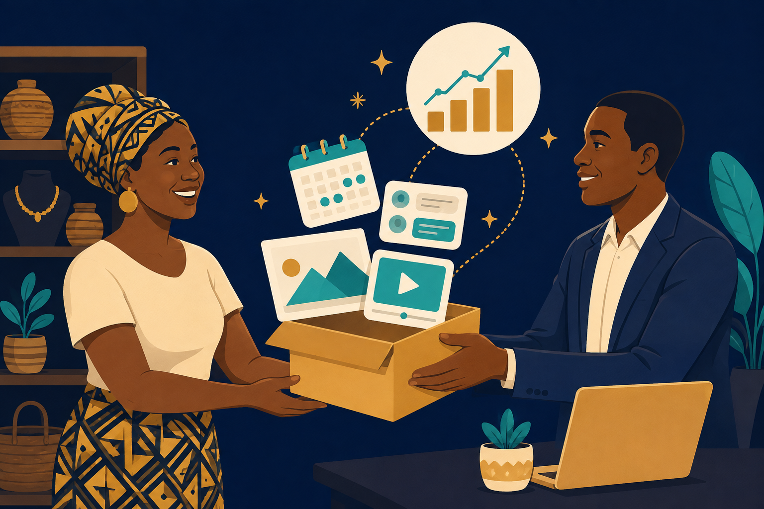 What a social media manager delivers each month
